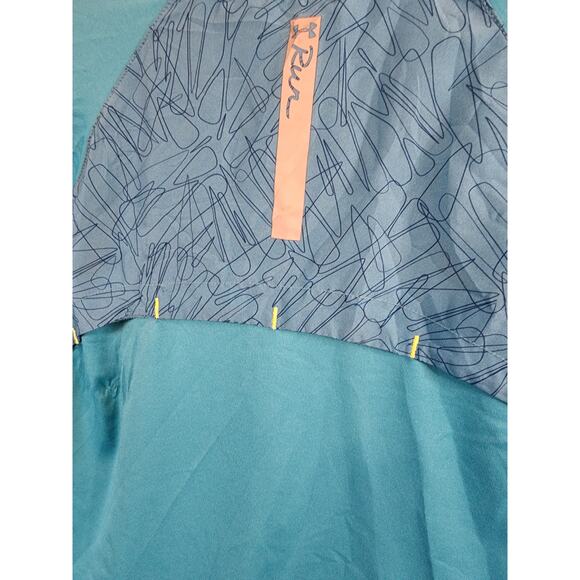 UNDER ARMOUR All Season Zip Up Blue Green Running Jacket Womens Small - Picture 6 of 8